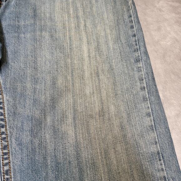 Levi's 559 Jeans Mens 38x30 Blue Relaxed Straight Denim Light Wash Faded Zip Fly - Picture 6 of 11